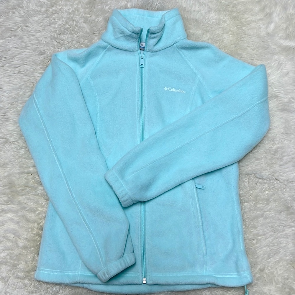 Columbia Womens Aqua Haze Full Zip Medium Fleece - Worn once